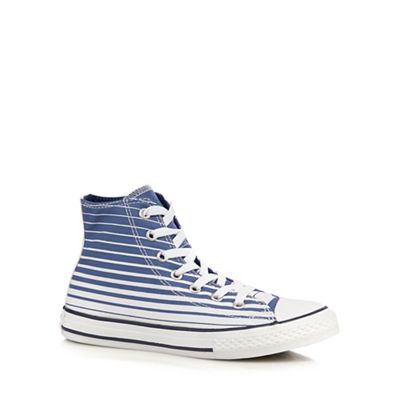 Converse Boys' blue striped trainers